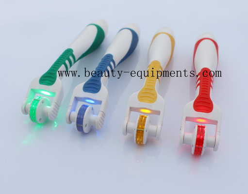 Rolo da agulha do sistema do rolamento de Derma de 540 agulhas micro com luz azul/vermelha/do amarelo/verde diodo emissor de luz