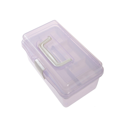 Recipiente plástico do organizador da caixa de armazenamento da maleta de ferramentas da arte do prego do ABS de Navi