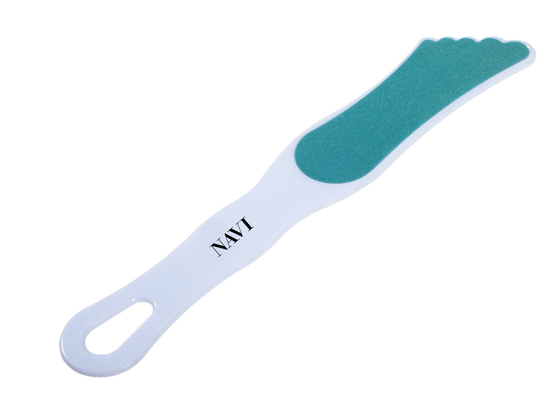 Arquivo plástico do pé de Exfoliationg Scurb do arquivo do pedicure da forma do pé da ferramenta da arte do prego