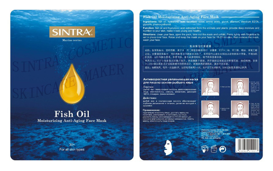 Óleo de peixes que hidrata profundamente o colagénio facial da máscara para SHY-02 antienvelhecimento