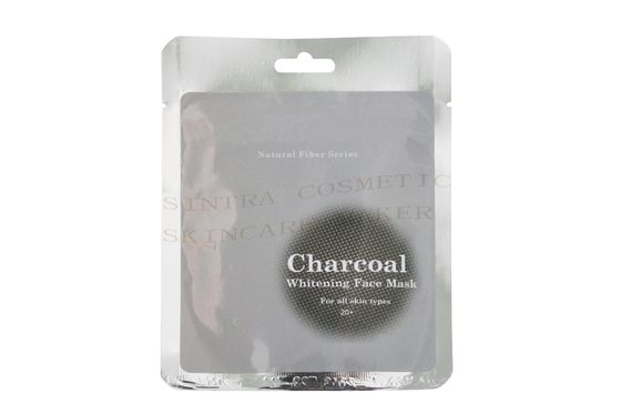 Máscara facial hidratando lustrosa dos termas, máscara protectora QW-01 do alvejante do carvão vegetal