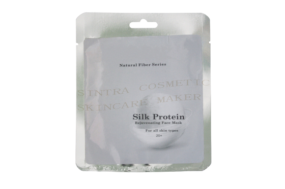 Máscara facial hidratando natural, proteína de seda que rejuvenesce a máscara protectora QW-02