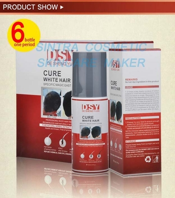 Líquido de nutrição do cabelo natural mágico da cura do fitoterapia para o tratamento do cabelo branco