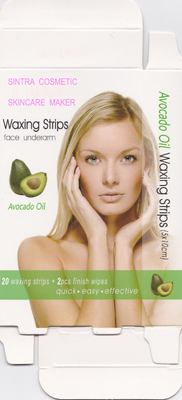 Underarm a cera da remoção do cabelo descasca o óleo verde natural STF1103 do abacate