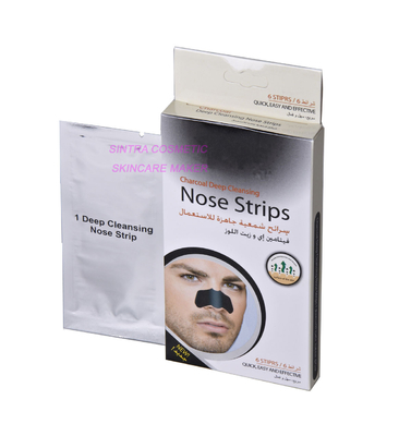 As tiras da cera da remoção do cabelo da cara para homens/nariz pústula do carvão vegetal descascam STF8032