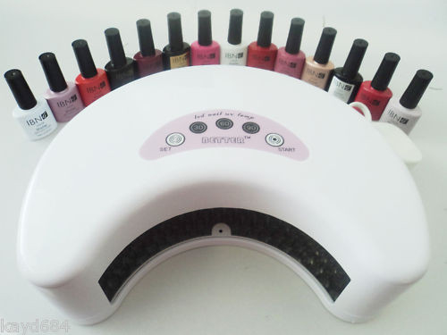 Menos de lâmpada de UV de unhas LED 12W com certificado ROHS, LED Base de Gel