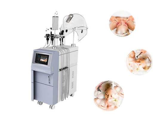 Máquina facial do oxigênio do RF, máquina multifuncional da beleza do oxigênio
