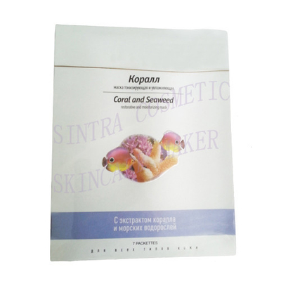 Seda do colagénio que hidrata a máscara protectora facial MM-06 da máscara, do coral e da alga