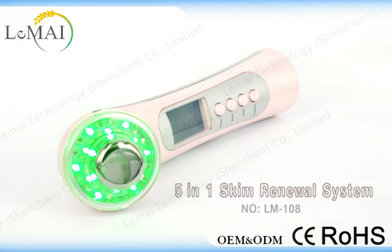 O Massager facial da beleza ultra-sônica Handheld para os poros do psiquiatra/impulsiona a absorção