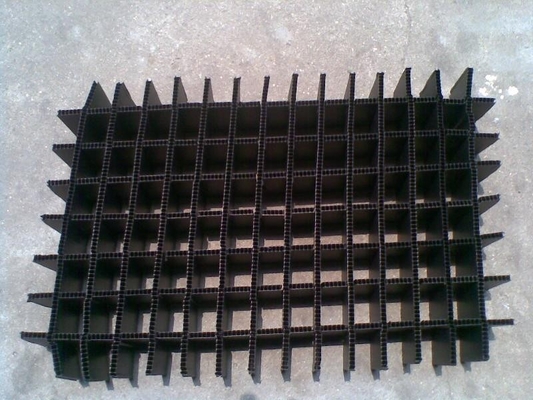 Folhas divisórias plásticas dobráveis pretas/brancas de resistência térmica para o amortecedor/embalagem