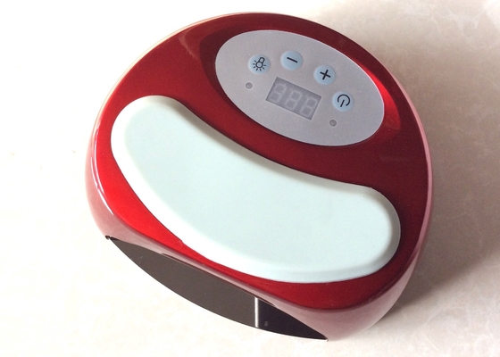 secador profissional do prego da lâmpada 24W UV com luz do diodo emissor de luz do tratamento de mãos do temporizador/gel