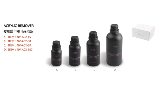 o removedor UV acrílico do gel 100ml embebe fora do removedor do gel com a lanolina
