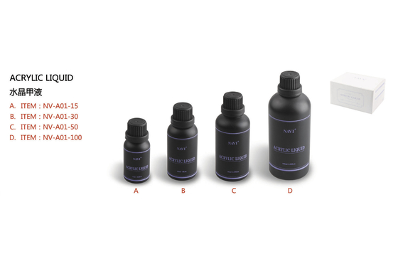 Luz de Navi 15ml 30ml 50ml 100ml - líquido acrílico roxo do prego para a loja do prego