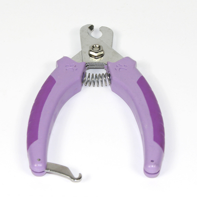 Pet a tosquiadeira de prego para a cor pequena do roxo das tesouras da ferramenta da preparação do cão