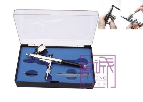 O ar das fontes do equipamento da tatuagem escova o jogo Airbrushing da ação dupla da arma de pulverizador