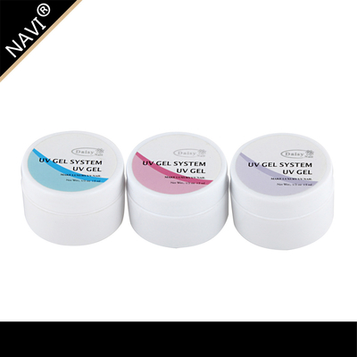 sistema UV do verniz para as unhas do gel do prego 15ml/0.5oz com o claro cor-de-rosa branco
