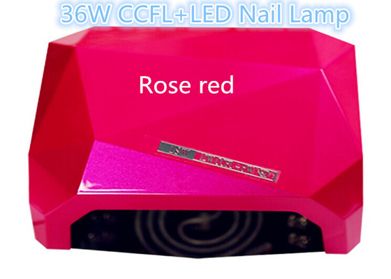 12w CCFL + 24 diodos emissores de luz secador da lâmpada do prego do diodo emissor de luz de 36 watts para o diamante home dado forma