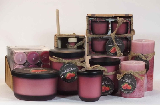 Velas da decoração do partido