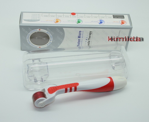 Rolo Titanium Handheld do derma do diodo emissor de luz de 540 agulhas com cabeça variável