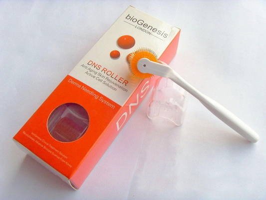 As agulhas titanium do rolo 200 do DNS Derma do corpo da cara da terapia do skinn do rolo de Derma da biogénese do DNS micro enfrentam o rolo do corpo da pele