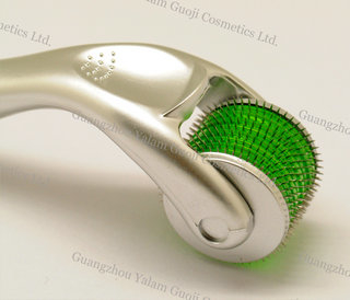 9 Discos * 60 agulhas titânio Micro rolos de agulhas com 540 Derma Roller para remover toxinas