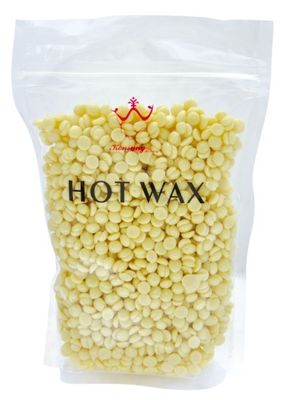 Cera de parafina dos TERMAS da alfazema/leite/aloés, cera quente da mini pelota 300g dura