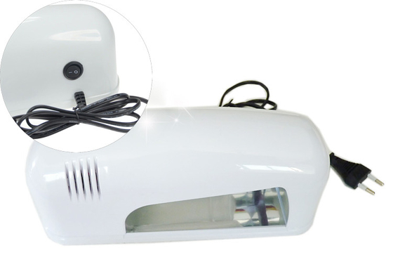 Do gel profissional branco do prego da forma lâmpada UV 9 watts para curar pregos