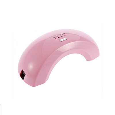 A longa vida cor-de-rosa/preto mini 6w conduziu o secador do prego da lâmpada com forma da ponte