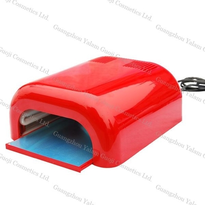 Professional vermelho 36W UV unhas lâmpada secador com 4 inofensivo * 9W bulbo para unhas artificiais