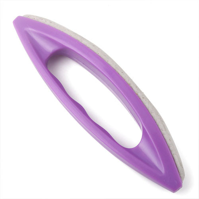 Amortecedor roxo de lustro bonito do prego das senhoras, amortecedor do creme da arte do prego com tampa