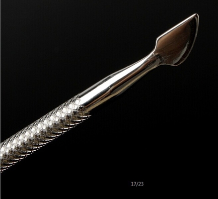 Metal ferramentas da arte do empurrador da cutícula/removedor de aço inoxidável do empurrador da cutícula