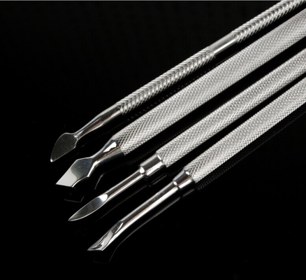 Metal ferramentas da arte do empurrador da cutícula/removedor de aço inoxidável do empurrador da cutícula
