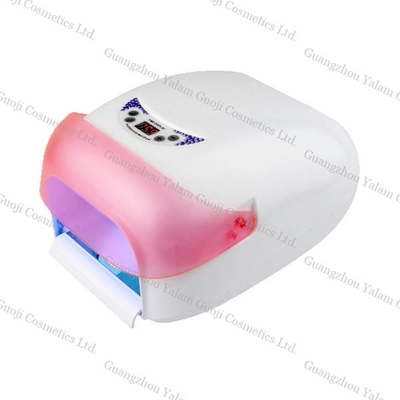 Elegante 120 Sec Timer 36W Gel UV unhas lâmpada com 0-180s Timer Swiches inofensivas para os olhos