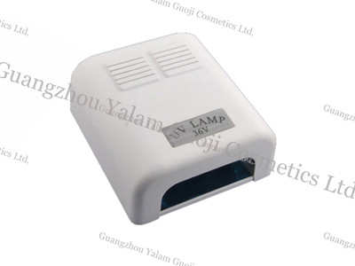 CE certificada 36W unha UV luz com comprimento de onda de 370nm inofensivo para os olhos.