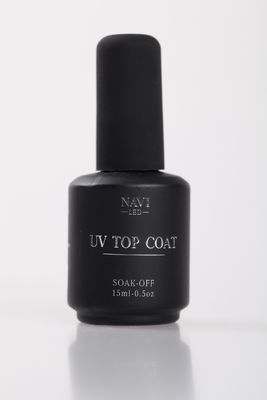 Nenhum rachamento/nenhum desvanece-se prego embebe o revestimento UV da parte superior do polonês do gel do prego 15 Ml