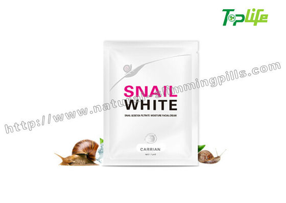 Caracol creme facial de seda branco do Facial da umidade da máscara dos produtos de Skincare & de beleza