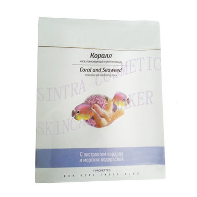 Seda do colagénio que hidrata a máscara protectora facial MM-06 da máscara, do coral e da alga