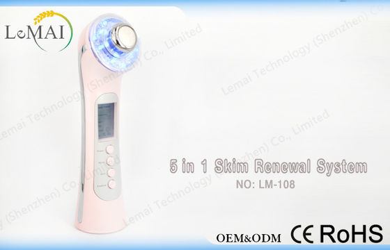 Equipamento ultra-sônico da beleza da terapia do fotão para a cara profundamente de limpeza