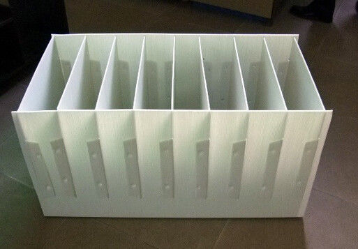 Folhas divisórias plásticas dobráveis pretas/brancas de resistência térmica para o amortecedor/embalagem