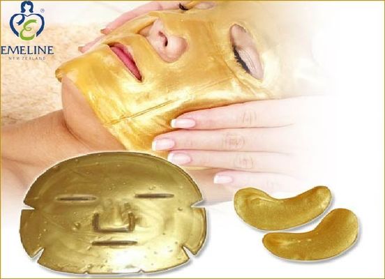 Máscara protectora hidratando de hidratação do ouro do anti enrugamento do colagénio das mulheres