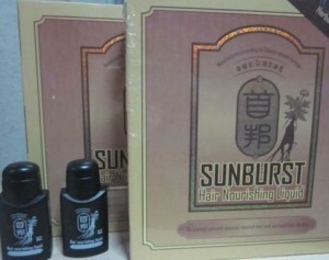Líquido denso do cabelo do cabelo adicional real do golpe do shou in1 do crescimento 6 do cabelo do sunburst do resultado