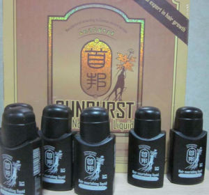 Líquido denso do cabelo do cabelo adicional real do golpe do shou in1 do crescimento 6 do cabelo do sunburst do resultado