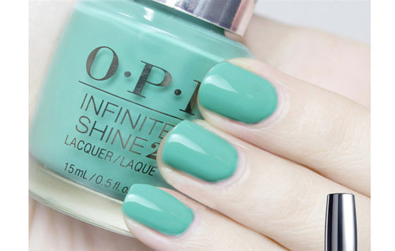 O líquido das senhoras do tipo de OPI personalizou cores longas do verniz para as unhas 15ml últimas