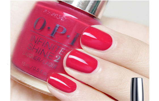 O líquido das senhoras do tipo de OPI personalizou cores longas do verniz para as unhas 15ml últimas