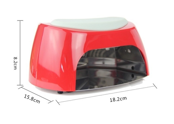 secador profissional do prego da lâmpada 24W UV com luz do diodo emissor de luz do tratamento de mãos do temporizador/gel