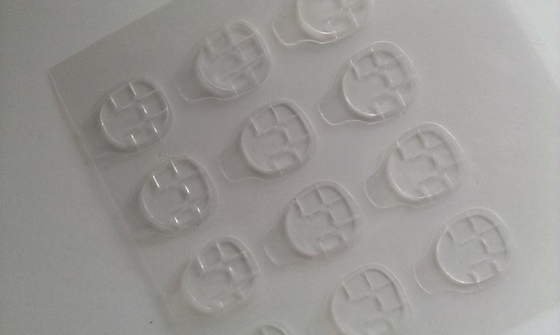 Aba transparente da colagem para o dedo, ferramenta da arte do prego do ABS/ANIMAL DE ESTIMAÇÃO