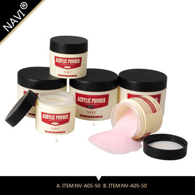 pó acrílico claro branco líquido do prego do prego 50g acrílico inodoro