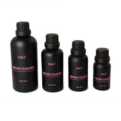 o líquido de limpeza de escova acrílico do prego da garrafa 50ml remove o resíduo do acrílico/gel