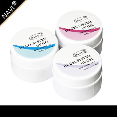sistema UV do verniz para as unhas do gel do prego 15ml/0.5oz com o claro cor-de-rosa branco