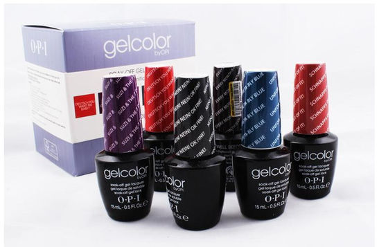 Da menina verniz para as unhas personalizado colorido bonito 15ML de Gelcolor OPI por muito tempo último